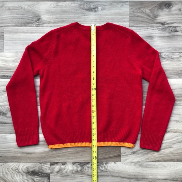 Coach Red Bird Intarsia-Knit Cashmere Sweater - Picture 7 of 9